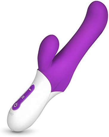 9.06'' Wand massager electric with Automatic heating，7 speed Thrusting vibration , ,Bathroom, bedroom, car...700 mAh Large capacity,(purple)