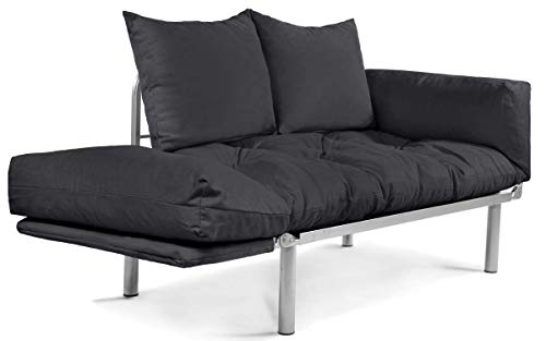 EasySitz Schlafsofa Sofa 2 Sitzer Kleines Couch 2-Sitzer Schlafsessel für Zweisitzer Personen ...
