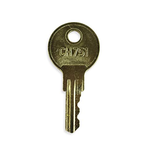 CH751 4 Pack Replacement Keys for T-Handles, Camper Toppers, Camper Shells, Truck Caps, Cabinets and Push Locks - Set of XXX (4-Pack)