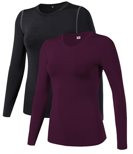 Athletic Compression Shirt Long Sleeve Base Layer