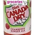 Canada Dry Ginger Ale DIet Cranberry, 12 oz Can (12 pack)