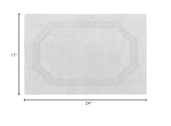 Laura Ashley Reversible Cotton 17 x 24 in. Bath