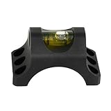 NightForce Top Half of Ring w/ Level - 30mm, 6 Screw, Black, 30mm