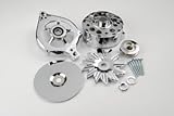 JEGS Performance Products 10152 Ford 1961-85 Small Case Chrome Alternator Case Kit