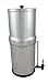 Crown Berkey Water Filter- 2 Black Berkey Filters and Water View Spigot