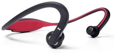 Red Fox Wireless EDGE IPX4 Bluetooth Wireless Headphone (Red) with Case
