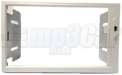 New Silver Double Din ABS Frame For Lilliput 629 or EBY-701