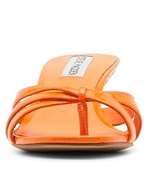Steve Madden Women's Cary Heeled Sandal, Orange
