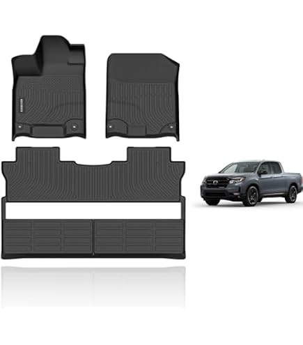 Amazon.com: OEM R1WZ-1613086-AA 4pc Front & Rear Rubber Floor Mat
