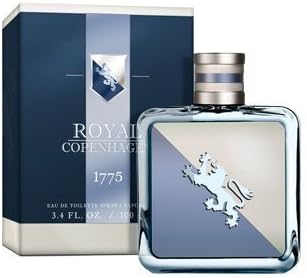 1775 Royal Copenhagen Eau de Toilette Spray for Men, 3.4 Fluid Ounce