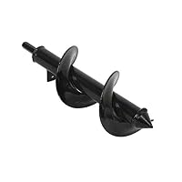 CapsA Steel Gardening Auger Bit Planter Spiral Drill Bit Planting Hole Digger Drill Bit (B)
