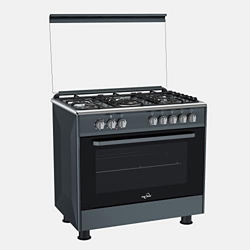 Star Track Freestanding GasCooker 5Burner FullSafety, Steel Cooker
