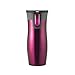 Contigo West Loop Autoseal Travel Mug, Stainless Steel Thermal Mug, Vacuum Flask, Leakproof, Coffee Mug with BPA Free Easy-Clean Lid, Raspberry, 470 ml