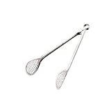 Cuisipro Stainless Steel Wide Grill/Fry Tongs, 12-Inch