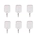 Daixers Powerful Adhesive Hooks,6-Hook (Max Load 4.4 pounds)