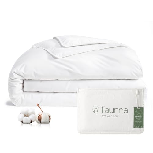 FAUNNA Cotton Duvet Cover Protector