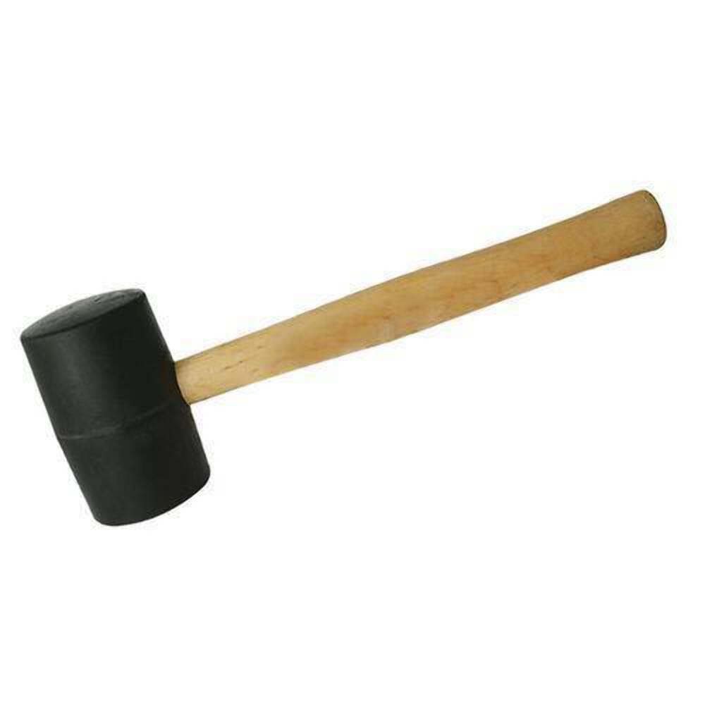 Silverline Black Rubber Mallet 16 oz (454g) (HA72)