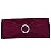 SweetEasy 50pcs Stretch Spandex Chair Sashes for Wedding Party Banquet Decoration Elastic Bulk Chair Cover(Burgundy Maroon)
