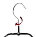 Mawa by Reston Lloyd Silhouette Ultra-Thin Series, Non-Slip Space Saving Shirt Hanger with Pant Bar & Skirt Hooks, Style 42/FTU, Black