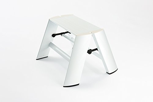 Hasegawa Ladders Ml1.0-1WH Step Ladder, White