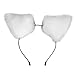 Cutegirl Cat Fox Ears Long Fur Hair Headband Anime Cosplay Party Costume Pure White