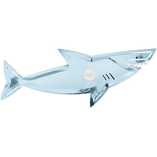 Meri Meri, Under The Sea Disposable Shark Platters, Birthday Party Supplies - Pack of 4 - //coolthings.us