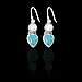 andy cool Premium Quality Fashion Earrings for Women,Exquisite Faux Turquoise Pearl Hook Earrings Women Party Jewelry Birthday Gift - Silver