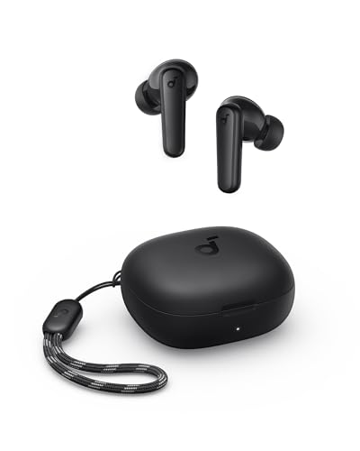 P20i Ecouteurs Bluetooth sans Fil by Anker, Écouteurs sans Fil Bluetooth 5.3, conducteurs 10mm, Grosses Basses, 30H de Lecture, étanchéité IPX5, EQ Via App, 2 micros, Mode écouteur Unique
