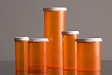Snap Cap Plastic Amber Prescription Vials -40DR (190Pcs/Box)