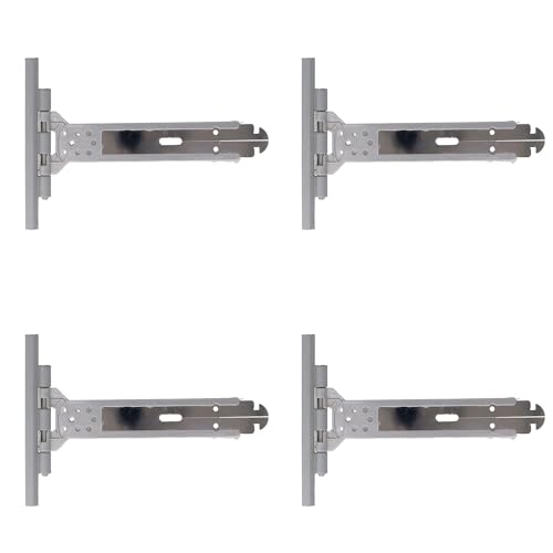 Amig - Pack of 4 Roller Shutter Straps in Stainless Steel - Blind Strapping Brackets