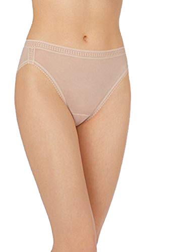 OnGossamer Women’s Intimate Apparel Gossamer Mesh Hi-cut Panty Briefs, Champange, Medium US Champagne