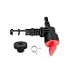 90 Degree Fuel Shut Off Valve Service Kit Bushing Filter Grommet Briggs & Stratton 192980GS 208961 Kohler 25 462 03-S Rotary 13116 Plastic Gas Tank Engine Generator Pressure Washer