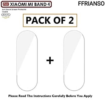 FFRIANSO® Screen Scratch Guard Protector Film for Xiaomi Mi Band 4 (Pack of 2) (Band 4)