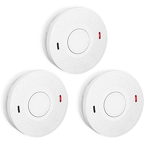 10Year Battery Fire Alarm Smoke and Carbon Monoxide Detector, Listed