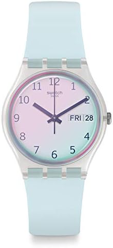 Swatch Gent ULTRACIEL Women’s Gent GE713 Wristwatch, White