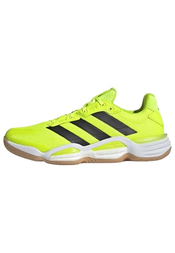 adidas Hombre Stabil 16 Indoor Shoes, Lucid Lemon/Carbon/Lucid Lemon, 51 1/3 EU