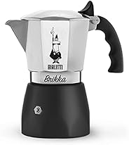 Bialetti - New Brikka, Moka Pot, the Only Stovetop Coffee Maker Capable of Producing a Crema-Rich Espresso, 4 