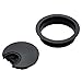 Matte Black Metal Cable Grommet | 2 Piece 