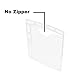 MIFFLIN Convertible Name Badge Holder, Horizontal or Vertical, No Zipper 2.25 x 3.5 Inch (100 Pack)