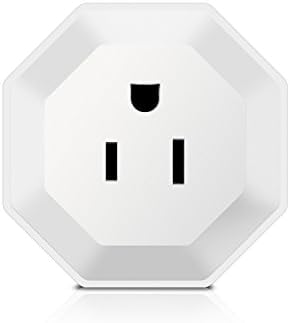 MJeck WiFi Smart Plug, Compatible with Alexa and Google Home, no hub required to voice control smart home devices, mini smart socket design (Mini Plug 03 - 1 Pack)
