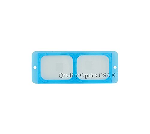 Quality Optics - Optical Glass Lens Head Visor Magnifier Jewelers Loupe Binocular (3.5x Replacement Lenses)
