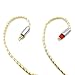 Linsoul Soft Silver Plated Cable for Shure SE215 LZ Shozy hibiki Kinera H3 Earphone IEMs (MMCX, 2.5mm Plug)