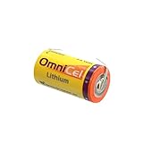 OmniCel ER26500 3.6V 8.5Ah Size C Lithium Battery with Tabs