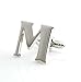 Salutto Men's Alphabet Cufflinks 1 Pair with Gift Box