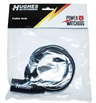 Hughes Autoformers Power Watchdog Security Cable Lock - Heavy-Duty 40" Braided Stainless Steel RV Theft Deterrent with 2 Keys