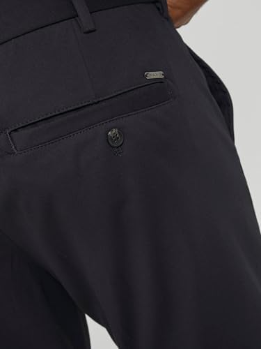 Homme Jpstmarco Jjcooper Chino Noos Pantalons, Noir, 31W / 32L EU