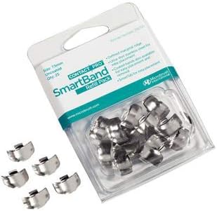 Microbrush Contactpro SmartBands Sectional Matrix Bands-7.5mm Refill. Unctd, Slvr. 25/pk 291709