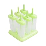 Iusun Ice Cream Mould, Kitchen 6 Cell Frozen Ice