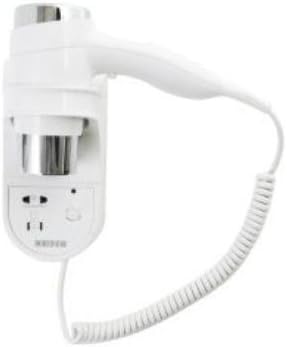 Corby 1600W Wall Mounted Hairdryer with Shaving Socket