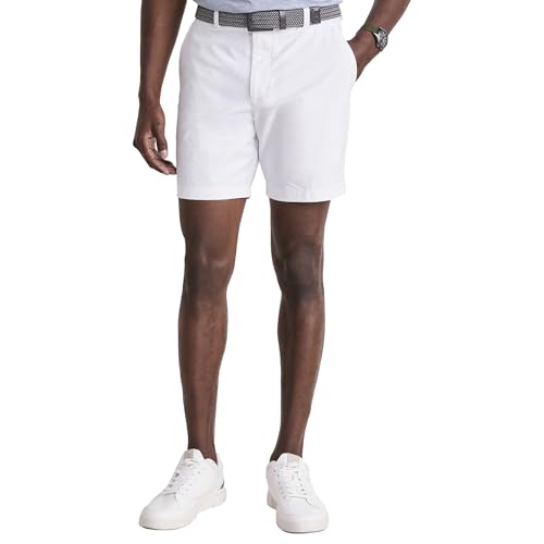 vineyard vines 7 Inch On-The-Go Shorts, White Cap, 40